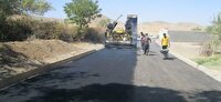 پایان پروژه بهسازی معابر روستای چشمه زورق ملایر