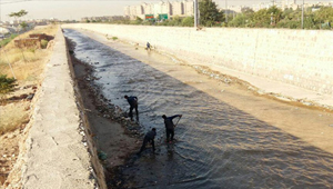بهره بردای طرح ارتقای کیفیت آب شرب جنوب تهران با حضور جهانگیری بهره بردای طرح ارتقای کیفیت آب شرب جنوب تهران با حضور جهانگیری