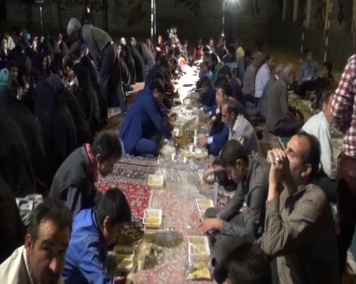 ضیافت افطاری تولیت آستان قدس رضوی در راین