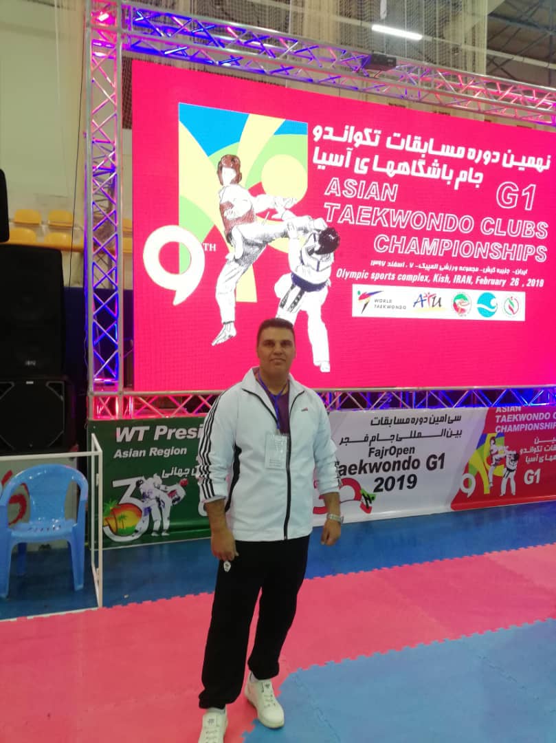 داور فارسی در کمپ داوران تکواندو پارالمپیک توکیو