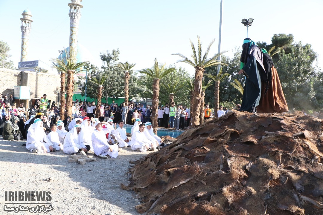 بازخوانی واقعه غدیر در آستان مقدس امام زاده طاهر (ع)