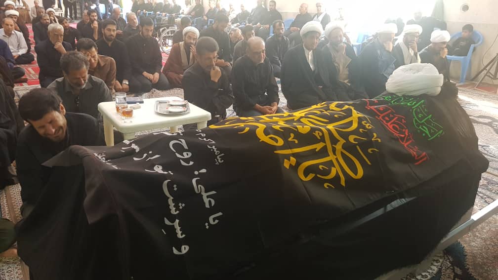 تشییع پیکر آیت الله محمد باقر نظام در فسا