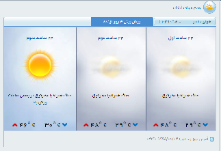 رطوبت 63 درصدی دم و نم در آبادان