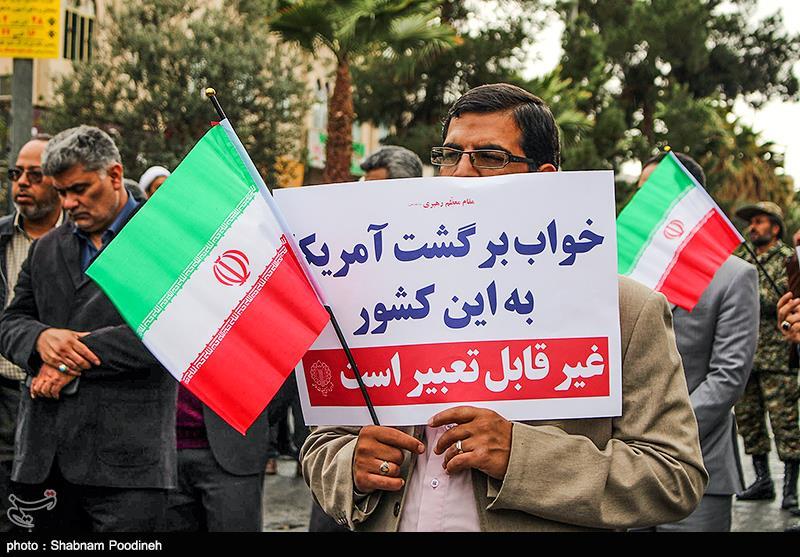 پیام قاطع مردم و مسئولان هرمزگان در حمایت از ولی فقیه و محکومیت اغتشاشگران + فیلم