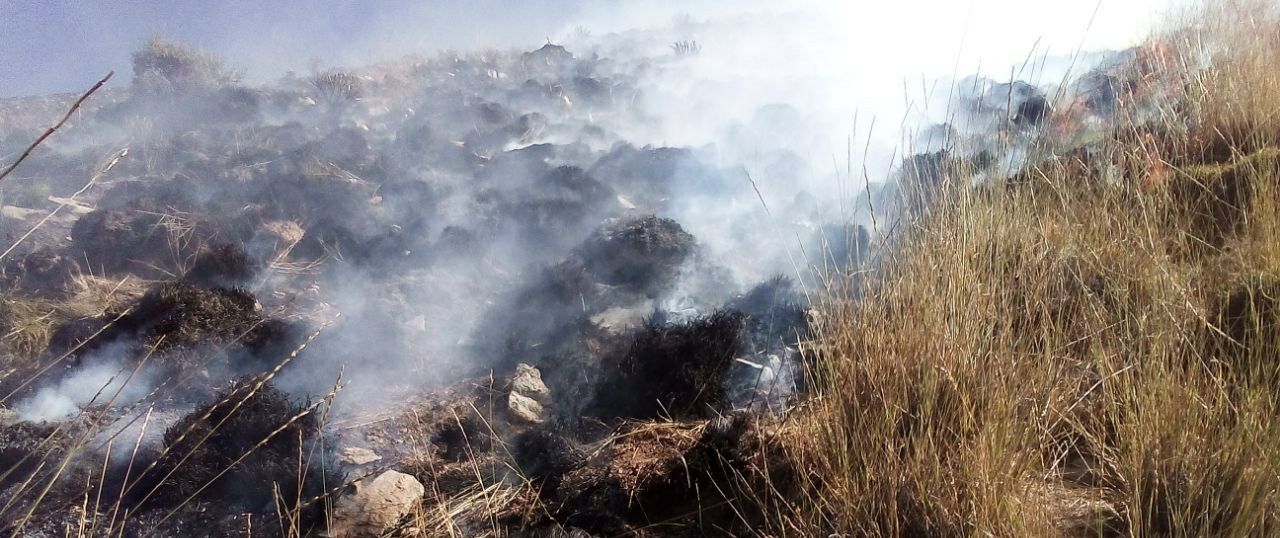 مهار آتش سوزی مراتع روستای حاجی بیگی کدکن