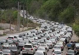 ترافیک سنگین در محور هراز و آزادراه کرج-قزوین