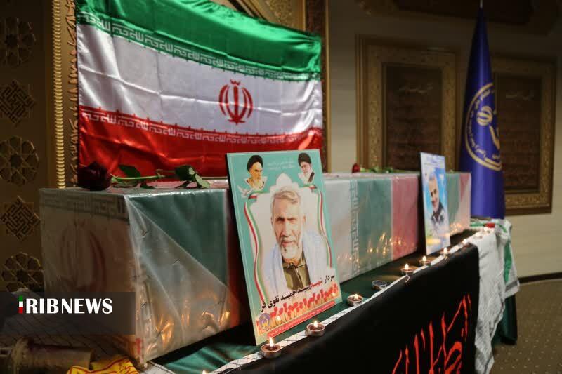 تشییع و بدرقه شهید گمنام در کمیته امداد خوزستان