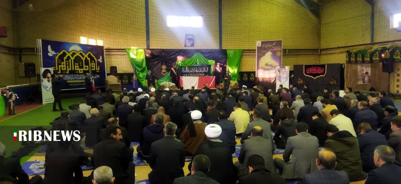 تشییع نمادین پیکرشهید گمنام در کانون اصلاح و تربیت ارومیه