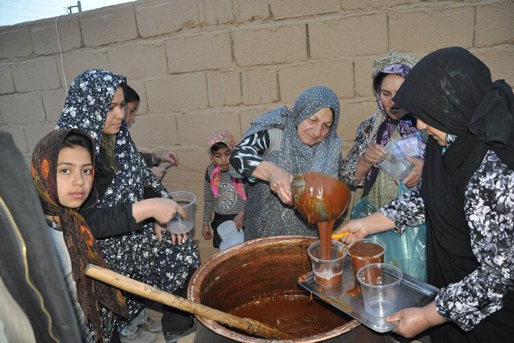 برگزاری جشنواره سمنو در شهر درق