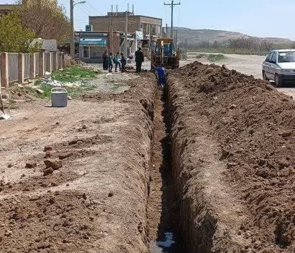 اصلاح و بازسازی بخشی از شبکه فرسوده آب شرب روستای ابراهیم آباد میاندوآب