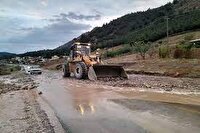 بازگشایی سه جاده روستایی شهرستان خوشاب پس از وقوع سیل