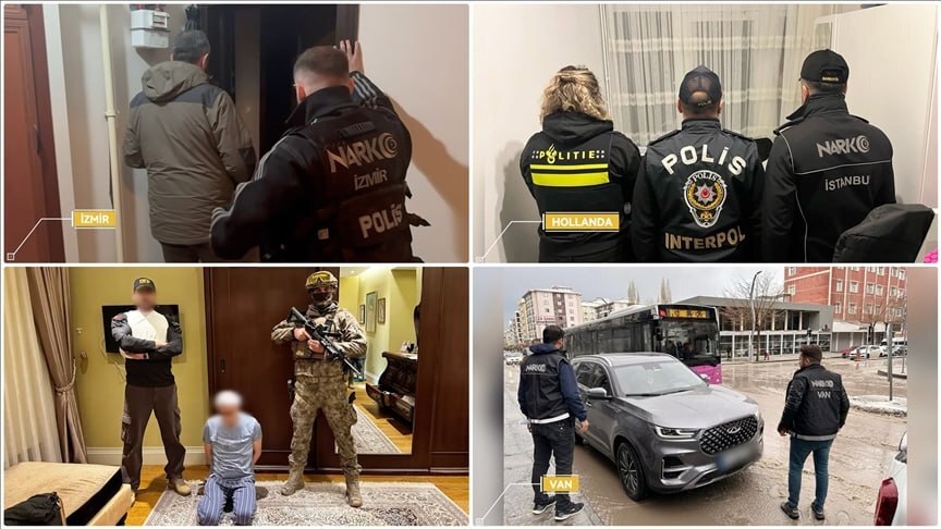 عملیات همزمان علیه سوداگران مرگ در ترکیه و ۵ کشور عملیات همزمان علیه سوداگران مرگ در ترکیه و ۵ کشور