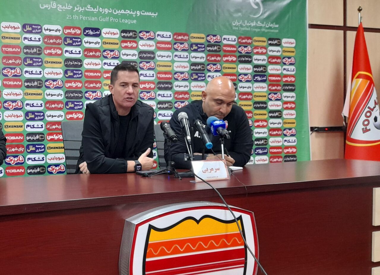 اوسمار: از نتیجه و عملکرد تیم مقابل فولاد ناراحتیم