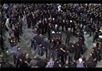 نوحه خوانی حاج حسین فخری در نکوهش رژیم صهیونی
