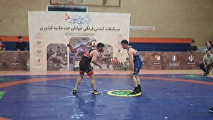 مسابقات کشتی کشوری گرامیداشت شهدای مرزبانی در آبادان