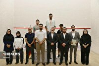 نایب قهرمانی شاملی در جایزه بزرگ اسکواش کیش