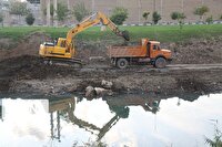 نفس تازه رودخانه‌های تکاب پس از لایروبی سه کیلومتری