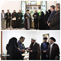 دیدار نماینده ولی فقیه در لرستان با دو خانواده شهیدجنگ ۱۲ روزه