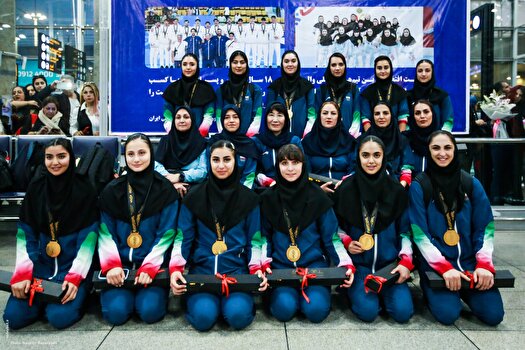 بازتاب درخشش طلایی والیبال دختران ایران در تارنمای شورای المپیک آسیا