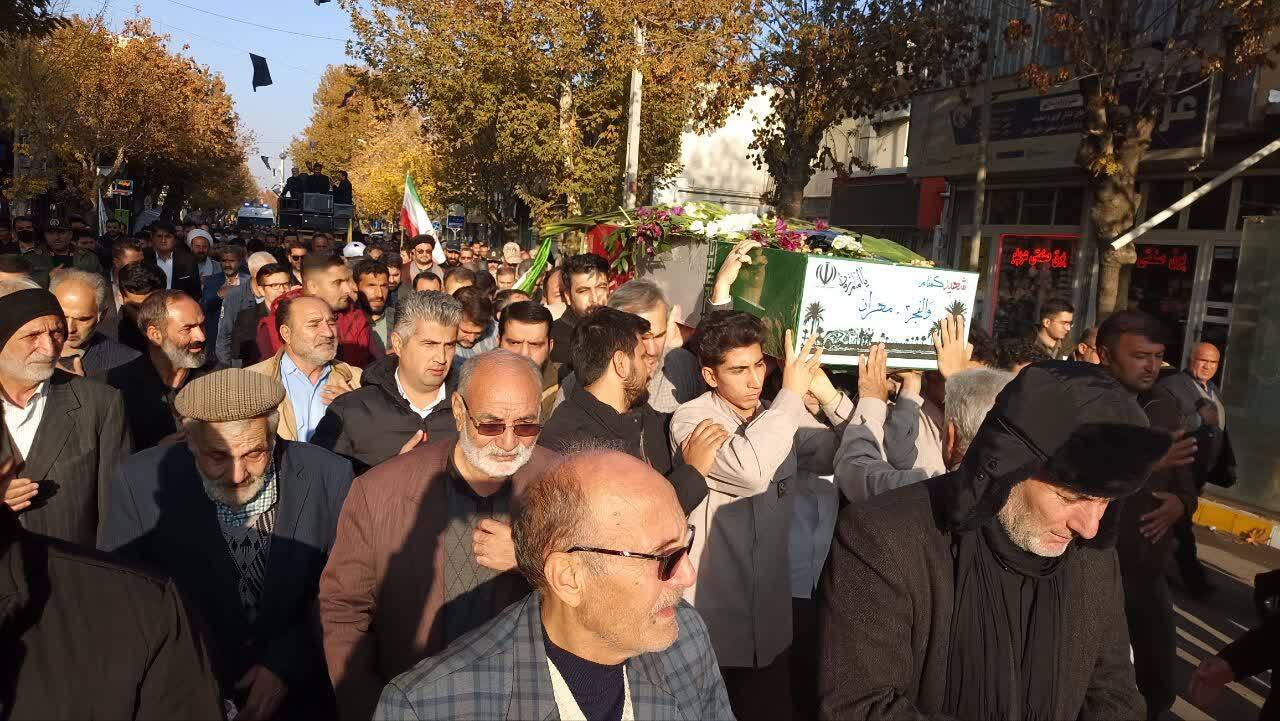 استقبال از شهید گمنام در شهرستان نقده 