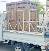 اهدای یخچال فریزر به مددجویان کمیته امداد قشم