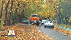 برگ ریزان پاییز خوانسار دیدنی است