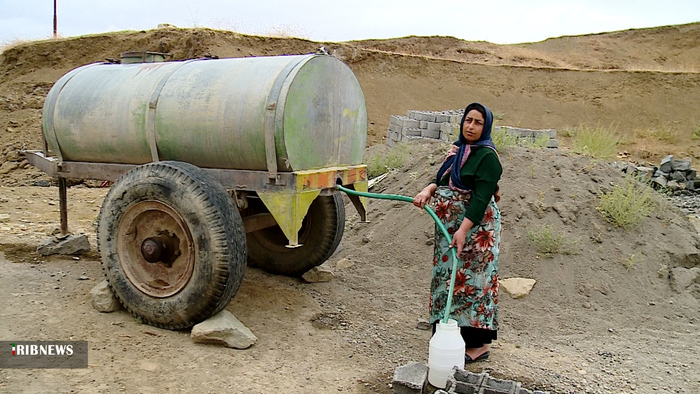 کمبود آب در روستاهای آبش احمد